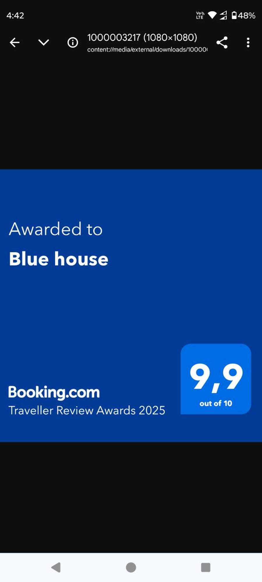 Appartement Blue House à Akritokhórion Extérieur photo